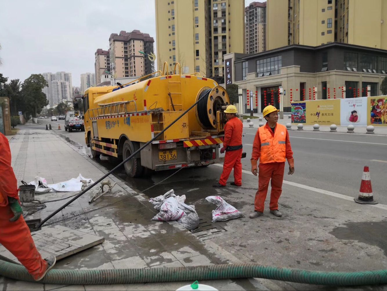 建始排污管道清淤-管道清洗